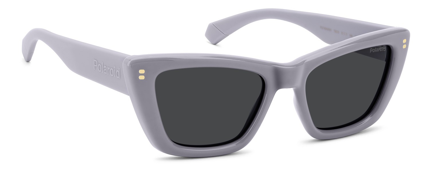 Sunglasses Polaroid Pld 6242/S 208286 789 M9 color lilac shape cat eye lenses grey polarized