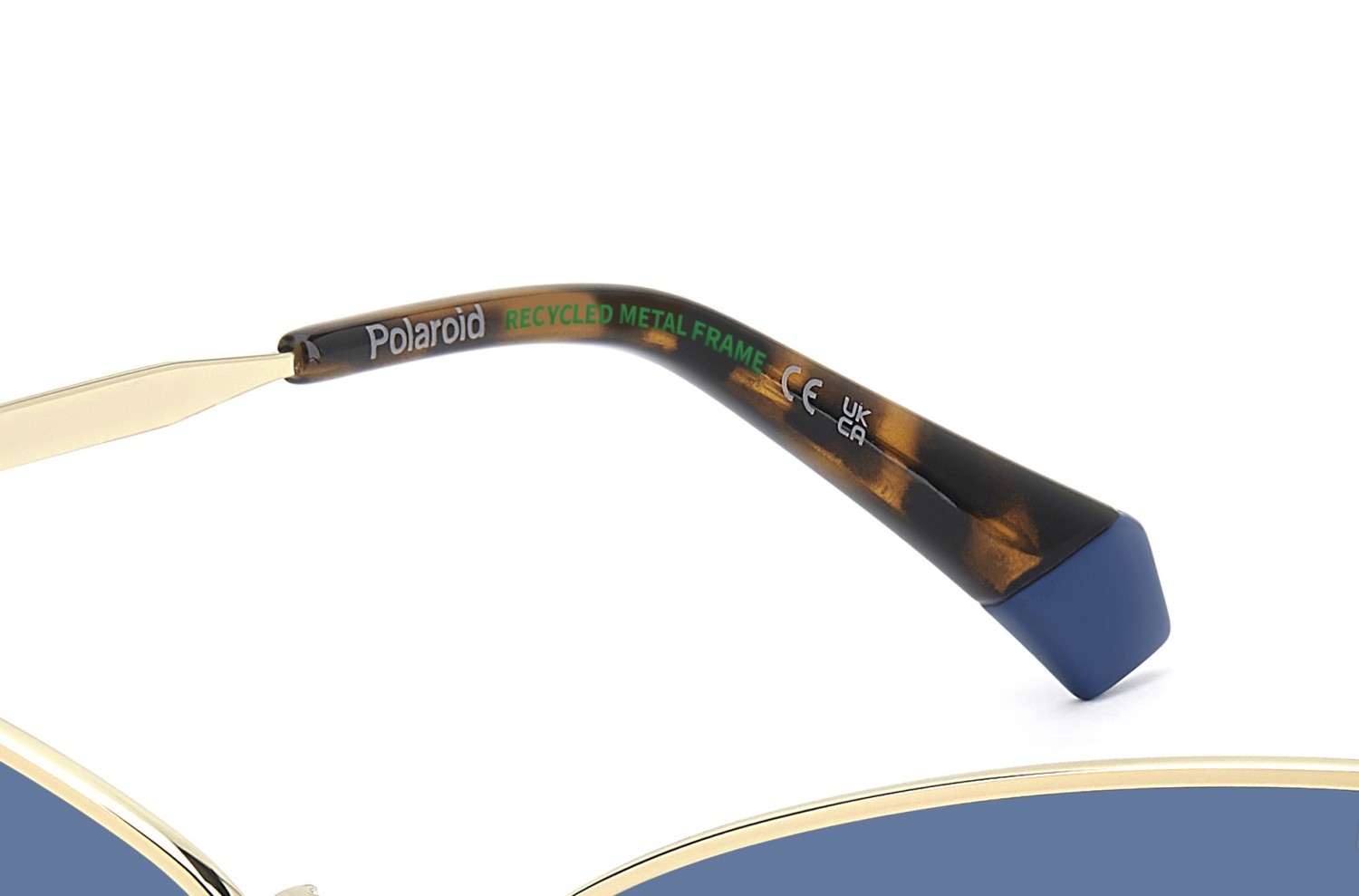 Sunglasses Polaroid Pld 6244/S 208287 LKS C3 color gold blue shape cat eye lenses blue polarized