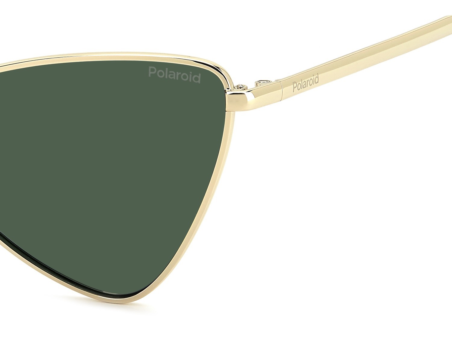 Sunglasses Polaroid Pld 6244/S 208287 PEF UC color gold green shape cat eye lenses green polarized