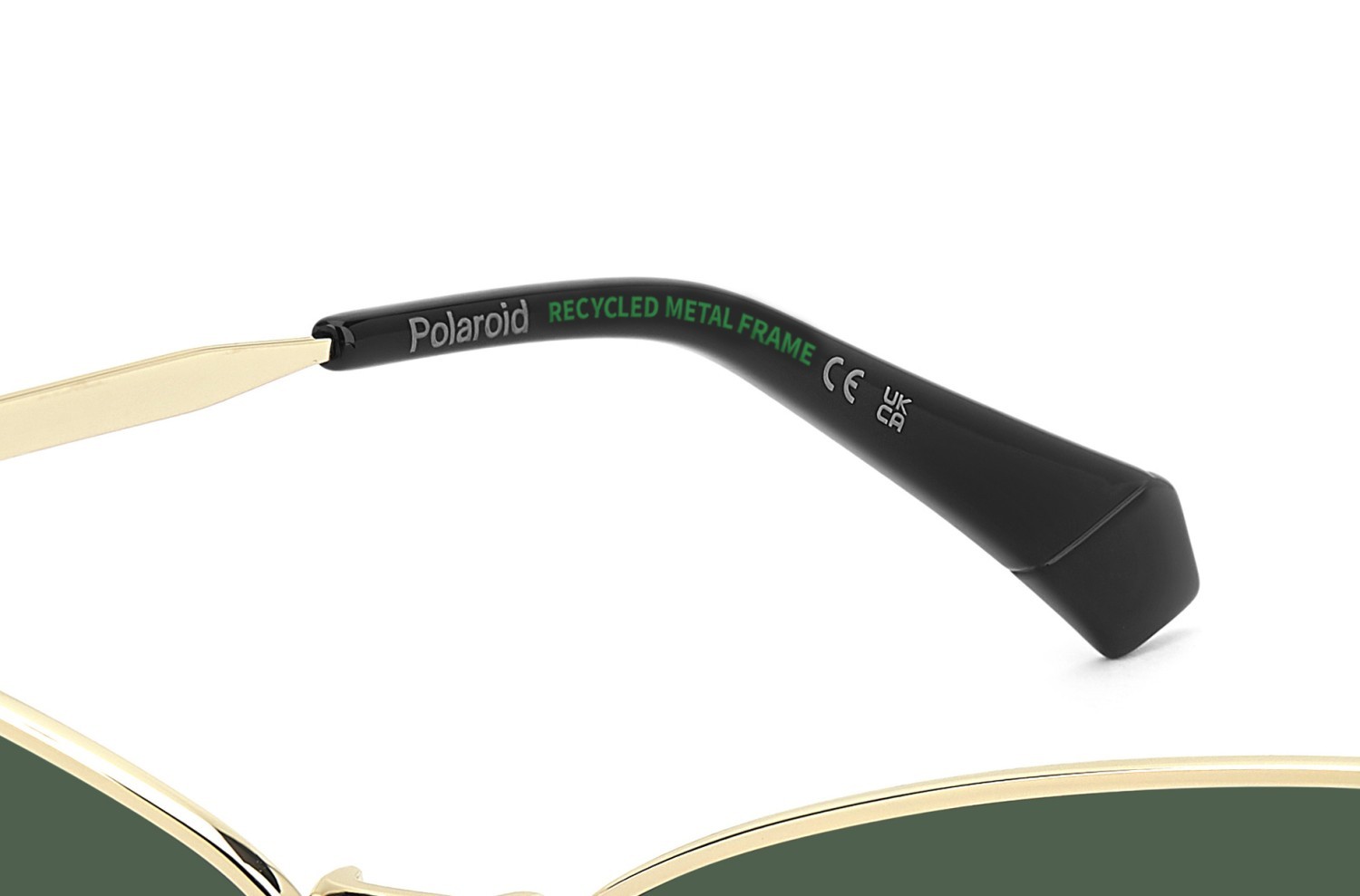 Sunglasses Polaroid Pld 6244/S 208287 PEF UC color gold green shape cat eye lenses green polarized