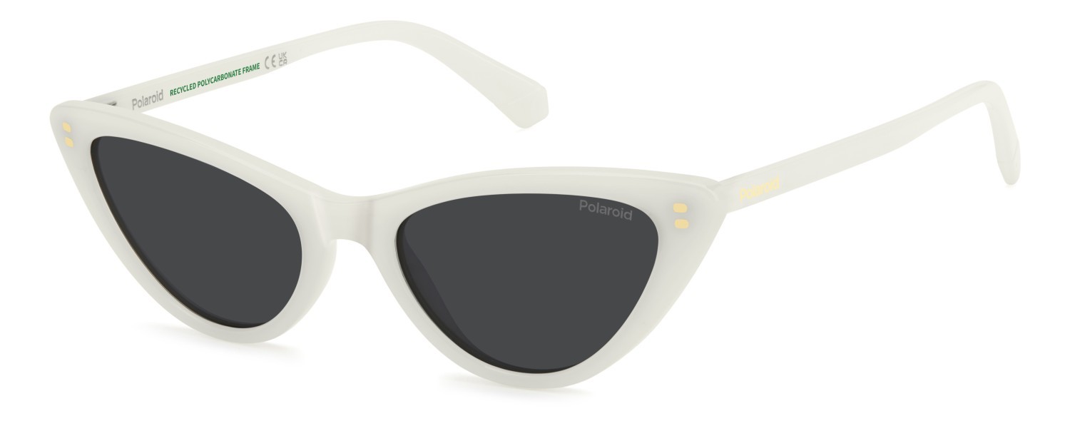 Sunglasses Polaroid Pld 6246/S 208288 VK6 M9 color white shape cat eye lenses grey polarized