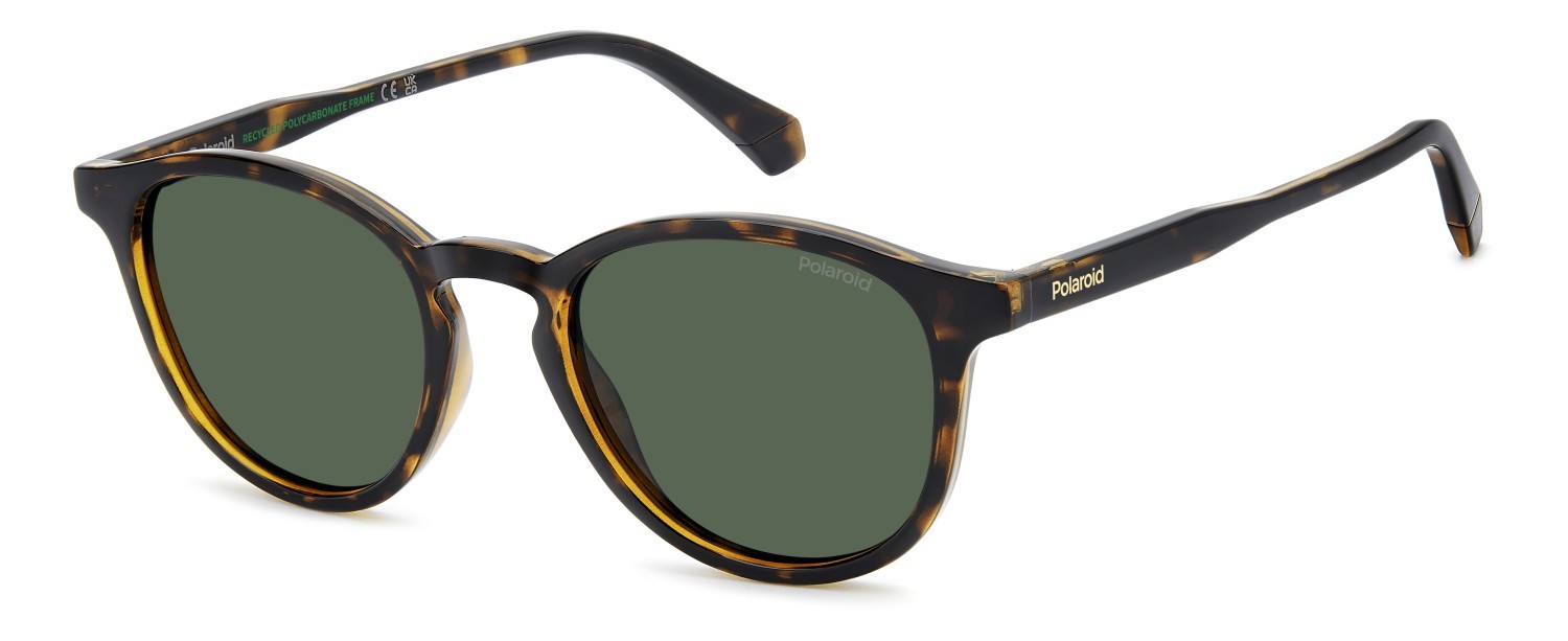 Sunglasses Polaroid Pld 4191/S 208290 086 UC color havana shape pantos lenses green polarized