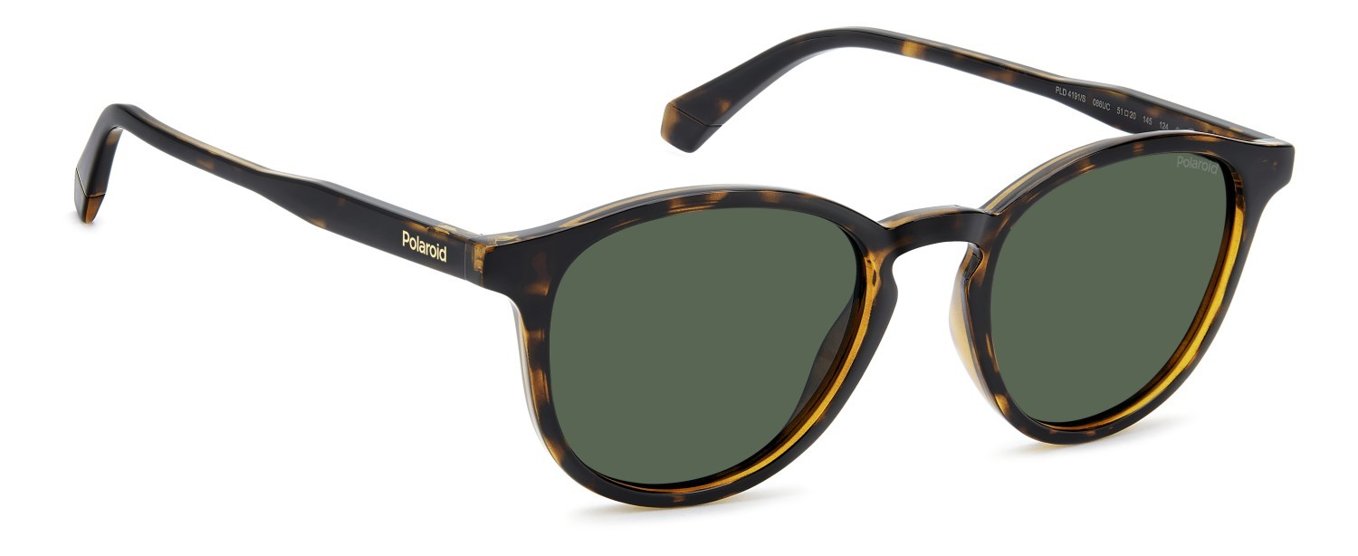 Sunglasses Polaroid Pld 4191/S 208290 086 UC color havana shape pantos lenses green polarized