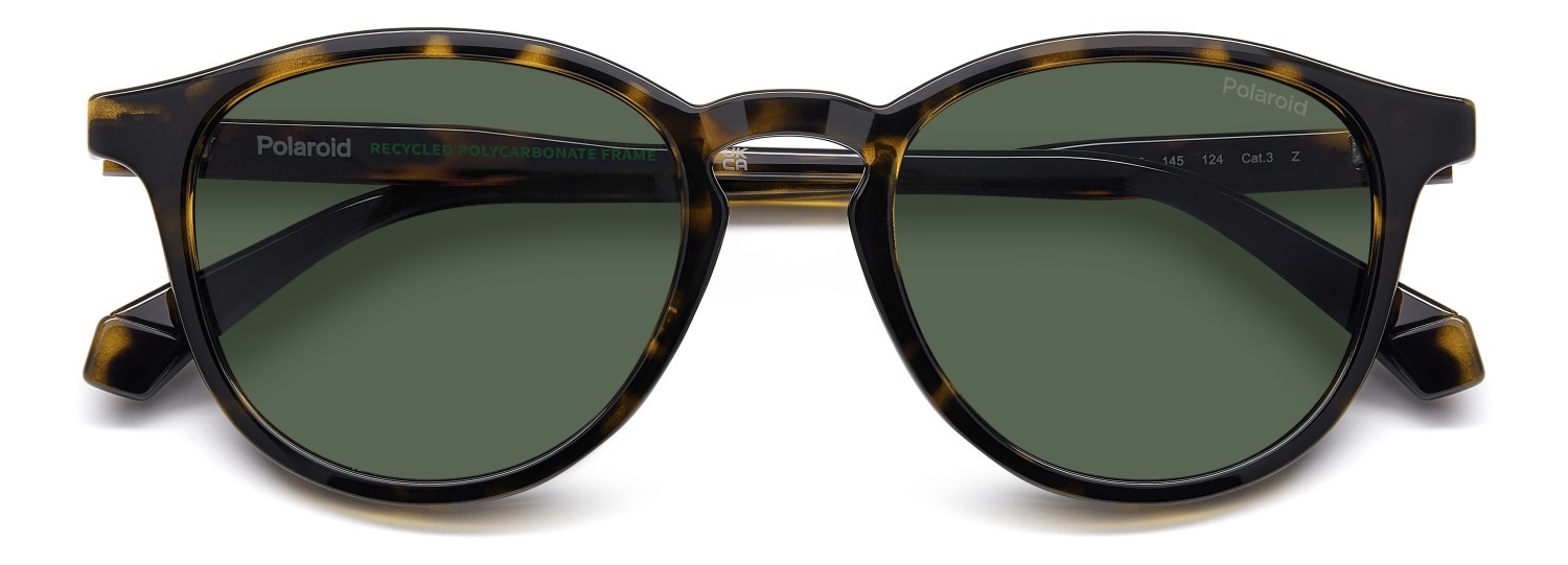 Sunglasses Polaroid Pld 4191/S 208290 086 UC color havana shape pantos lenses green polarized