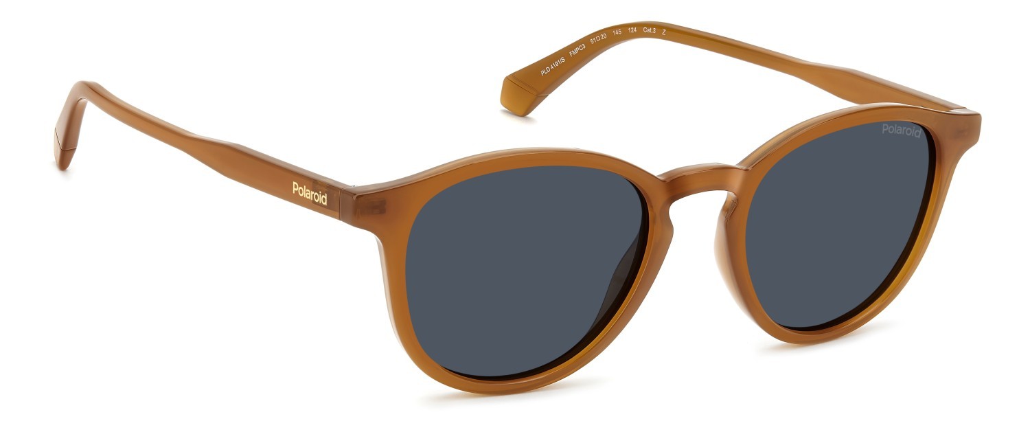 Sunglasses Polaroid Pld 4191/S 208290 FMP C3 color ochre shape pantos lenses blue polarized