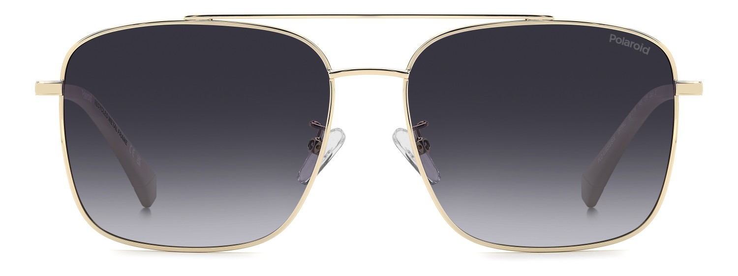 Sunglasses Polaroid Pld 4192/G 208291 2F7 WJ color gold grey shape navigator lenses grey shaded polarized