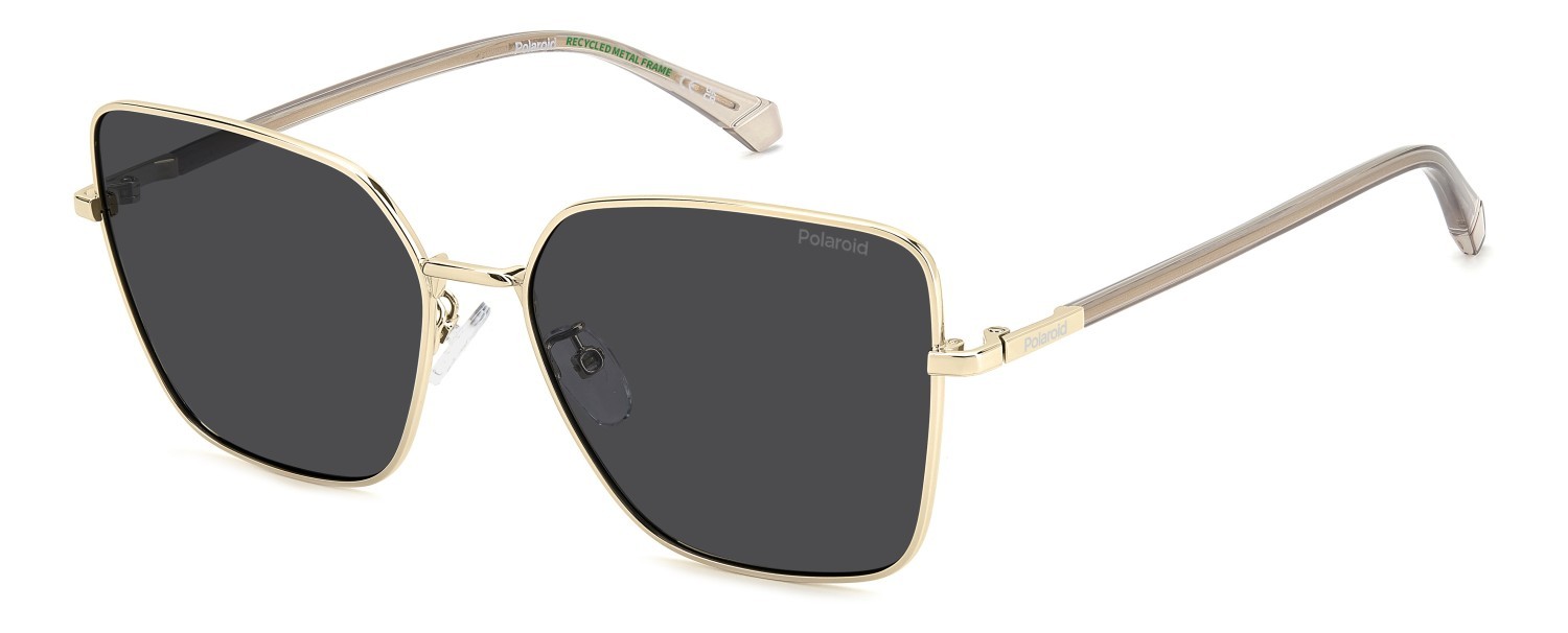 Sunglasses Polaroid Pld 4193/G 208292 2F7 M9 color gold grey shape butterfly lenses grey polarized