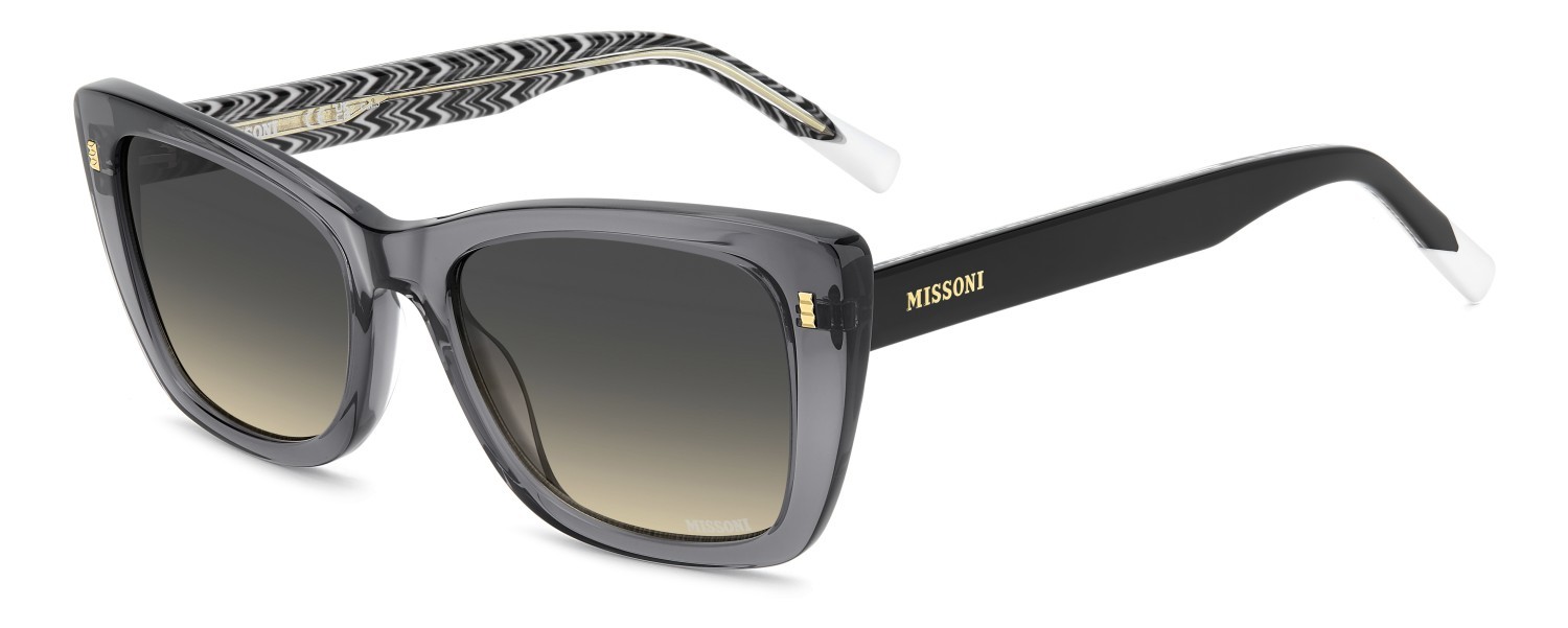 Occhiali da sole Missoni Mis 0256/S 208299 KB7 GA colore grey forma rettangolare lenti brown ochre