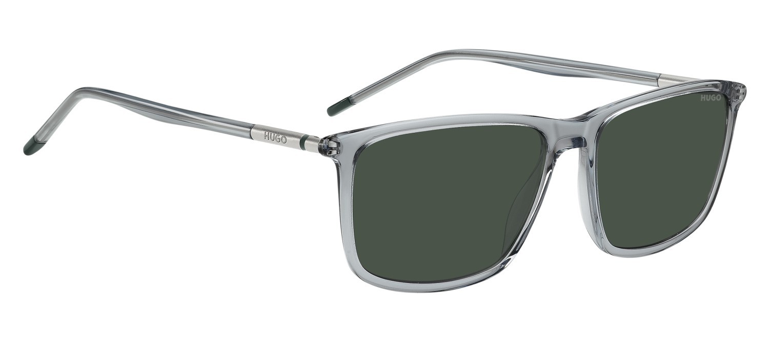 Sunglasses Hugo Hg 1374/S 208305 KB7 QT color grey shape rectangle lenses green