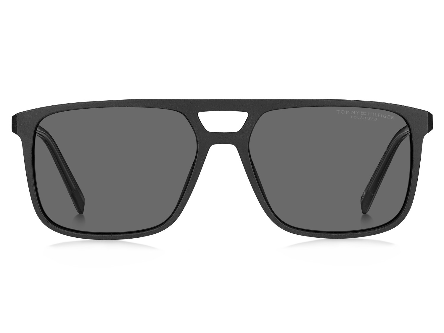 Occhiali da sole Tommy Hilfiger Th 2280/S 208308 807 M9 colore black forma quadrato lenti grey polarized