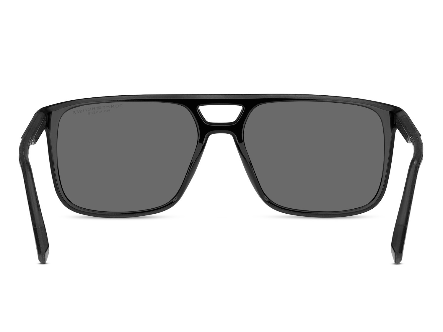 Occhiali da sole Tommy Hilfiger Th 2280/S 208308 807 M9 colore black forma quadrato lenti grey polarized