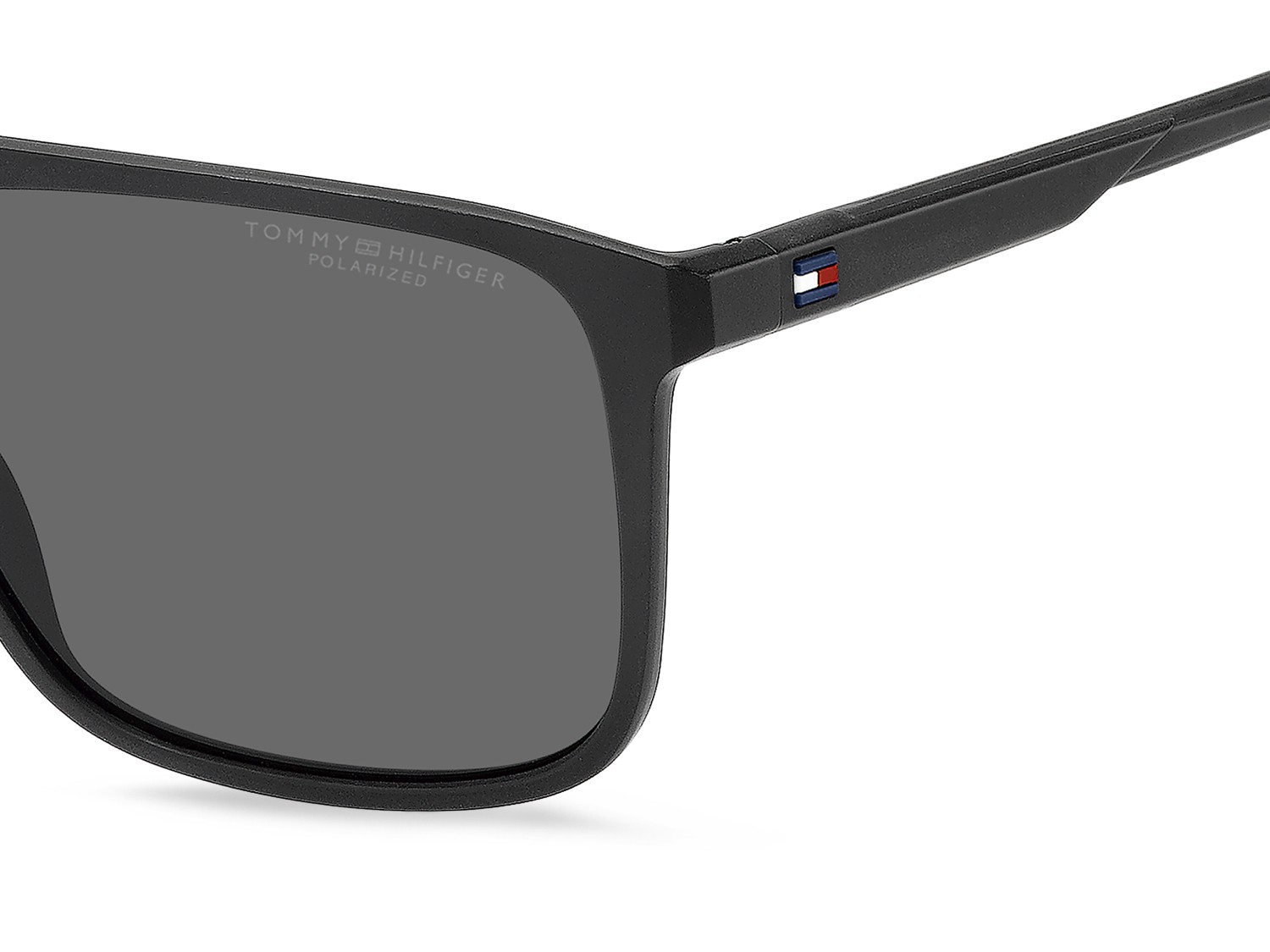 Occhiali da sole Tommy Hilfiger Th 2280/S 208308 807 M9 colore black forma quadrato lenti grey polarized