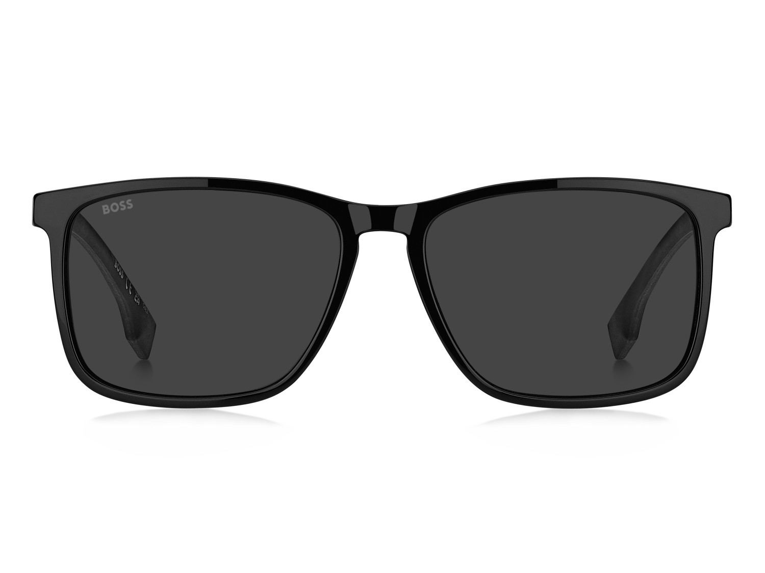 Sunglasses Hugo Boss 1825/S 208309 807 IR color black shape rectangle lenses grey