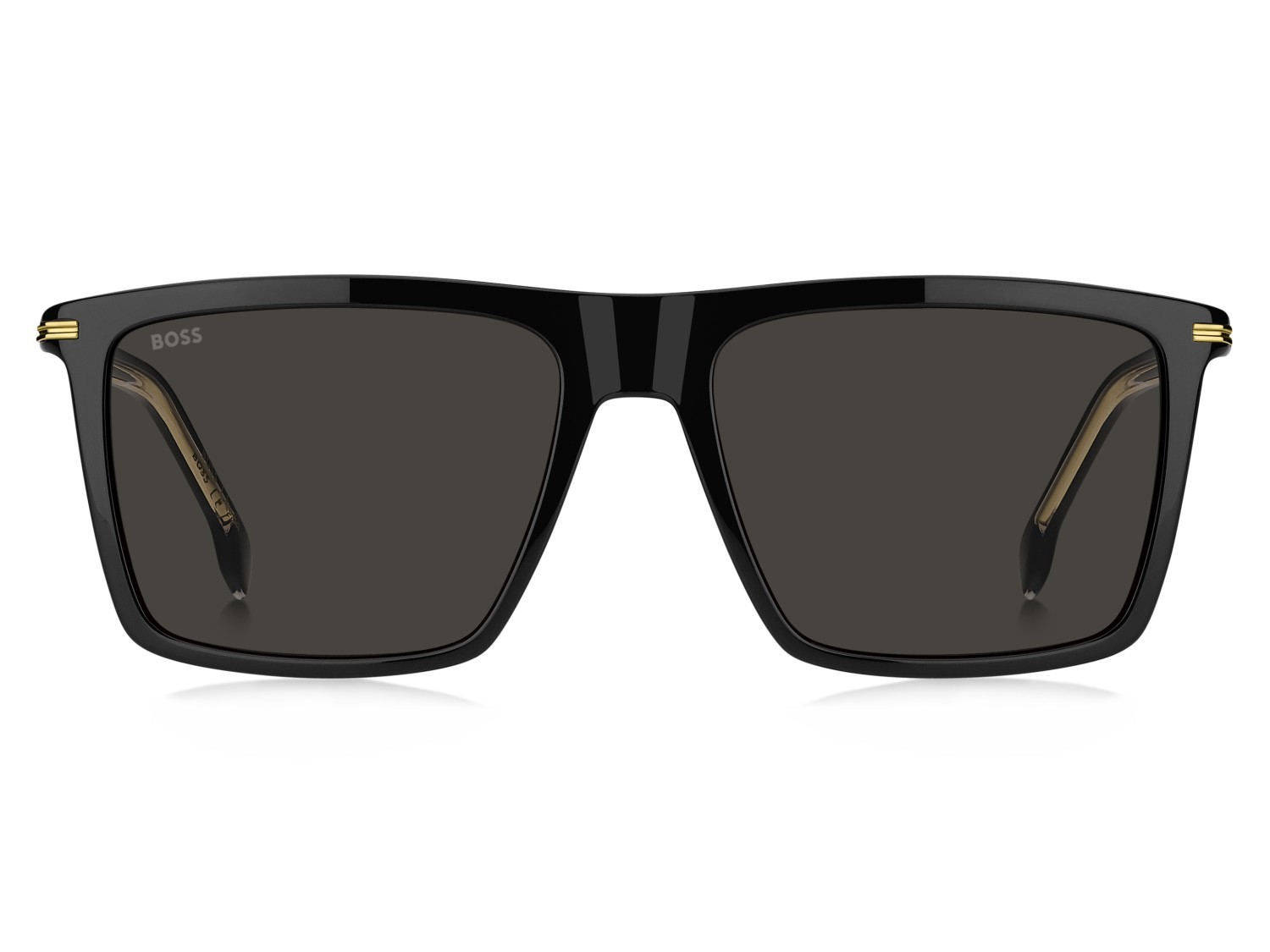 Occhiali da sole Hugo Boss 1844/S 208315 807 IR colore black forma quadrato lenti grey