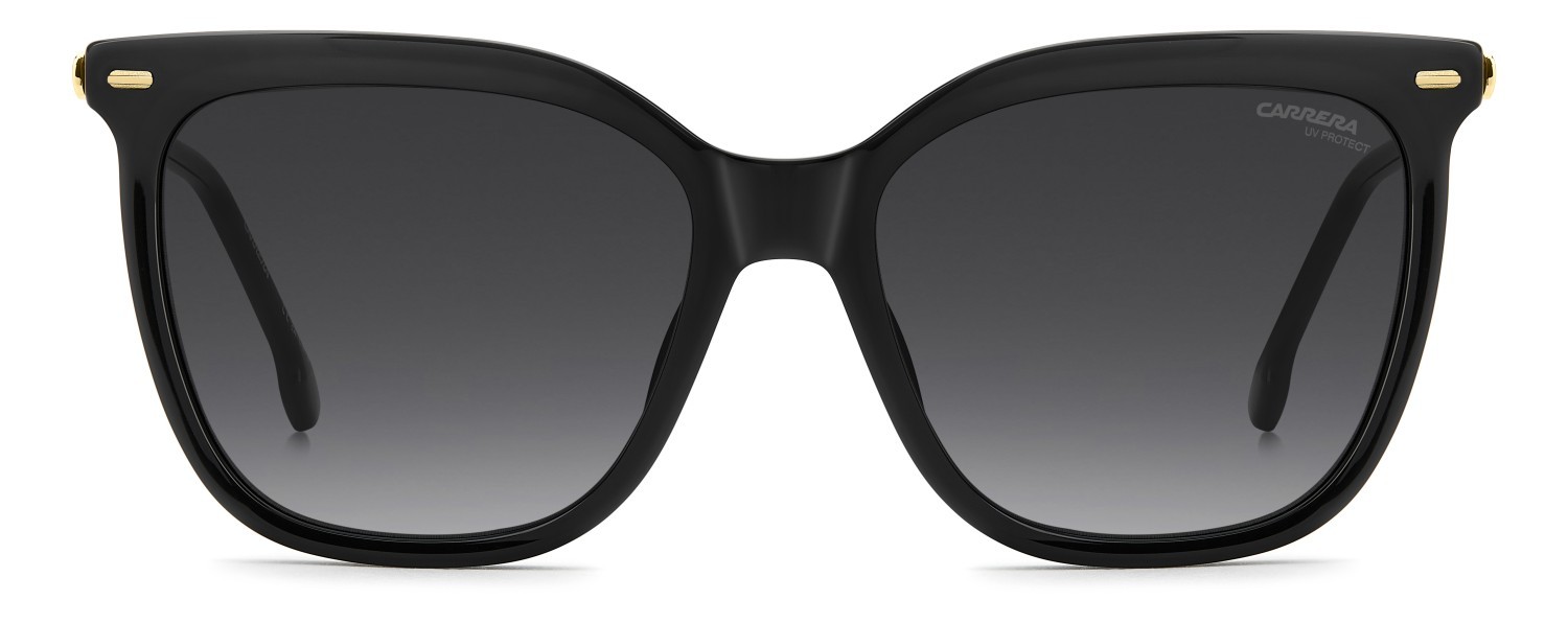 Sonnenbrillen Carrera 3071/S 208317 2M2 9O farbe black gold form rechteckig gläser dark grey shaded
