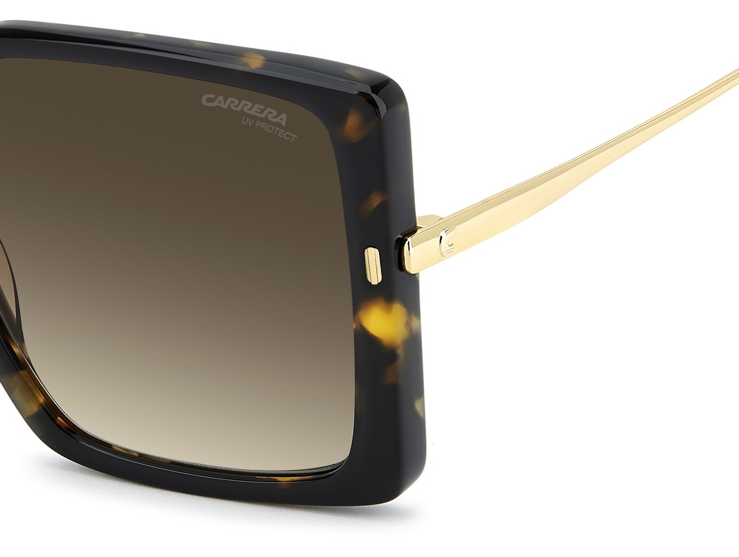 Occhiali da sole Carrera 3070/S 208320 2IK HA colore havana gold forma rettangolare lenti brown shaded