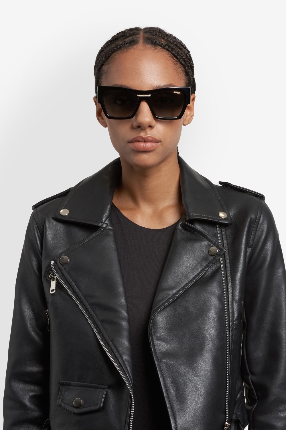 Sonnenbrillen Carrera Victory C 19/S 208322 807 9O farbe black form rechteckig gläser dark grey shaded