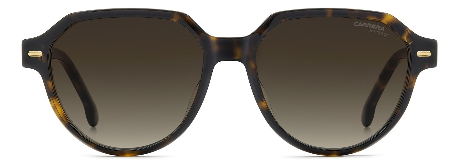 Sunglasses Carrera 3068/S 208328 086 HA color havana shape round lenses brown shaded