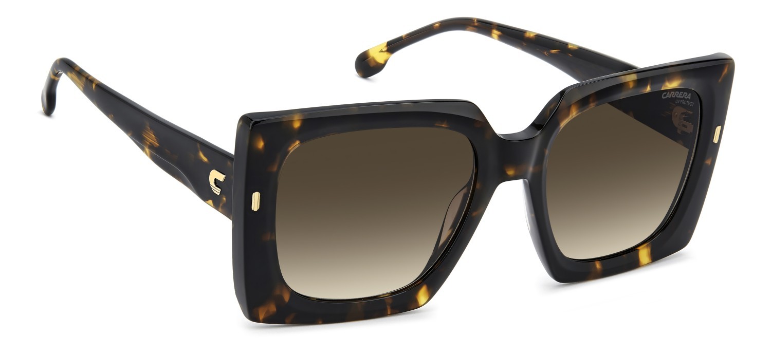 Sonnenbrillen Carrera 3072/S 208329 086 HA farbe havana form rechteckig gläser brown shaded