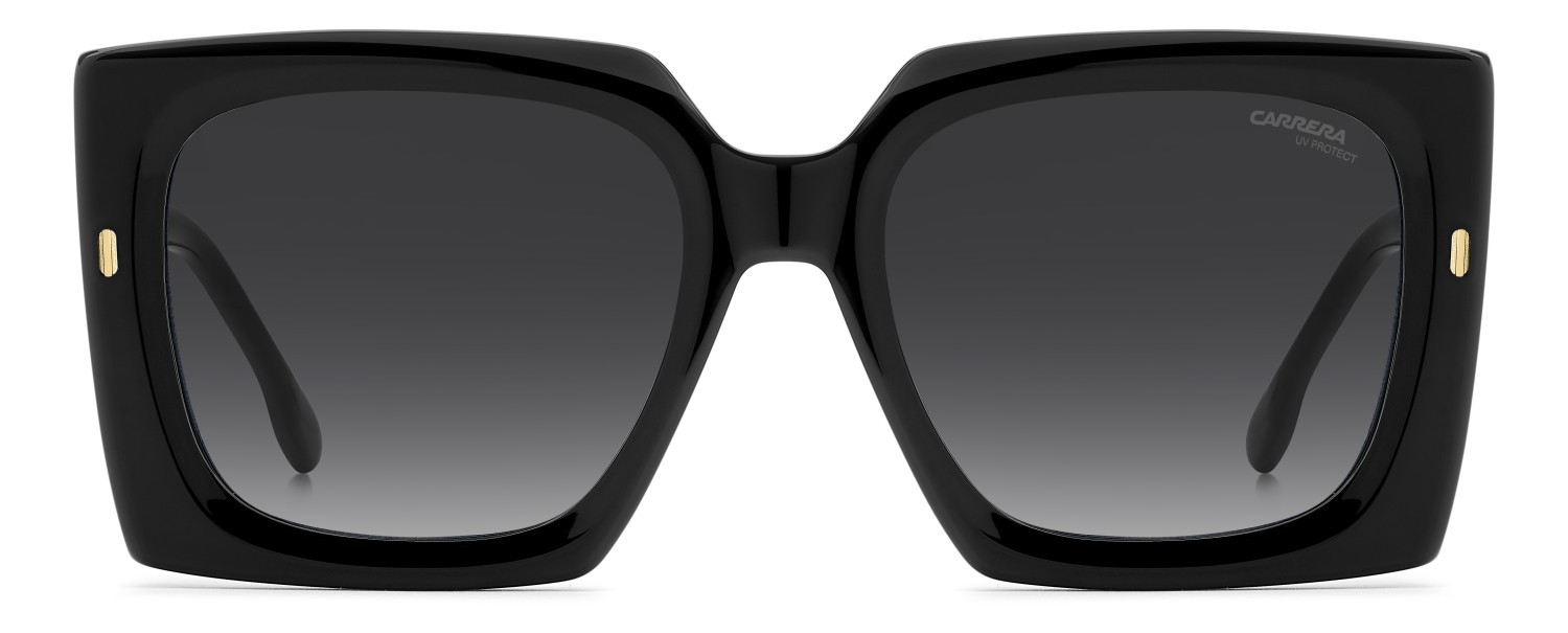 Sonnenbrillen Carrera 3072/S 208329 807 9O farbe black form rechteckig gläser dark grey shaded