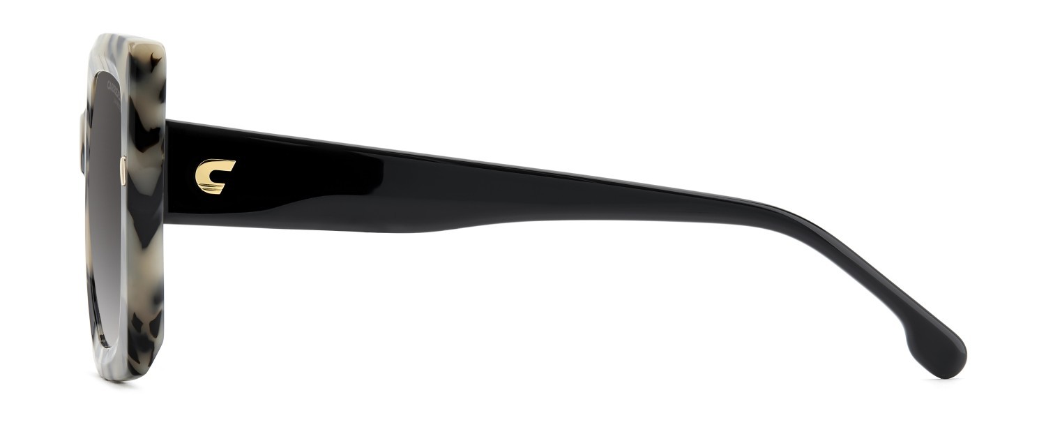 Sonnenbrillen Carrera 3072/S 208329 AHF 9O farbe white havana form rechteckig gläser dark grey shaded