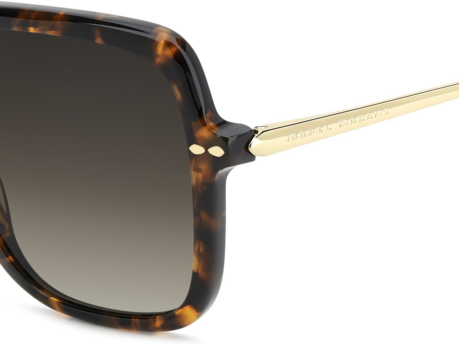 Sunglasses Isabel Marant Im 0229/S 208330 2IK HA color havana gold shape square lenses brown shaded