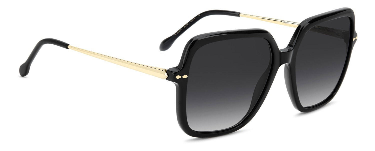 Sunglasses Isabel Marant Im 0229/S 208330 2M2 9O color black gold shape square lenses dark grey shaded