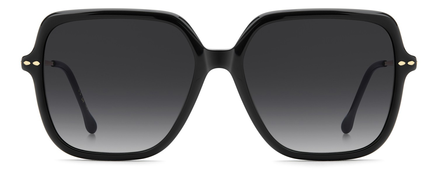 Sunglasses Isabel Marant Im 0229/S 208330 2M2 9O color black gold shape square lenses dark grey shaded