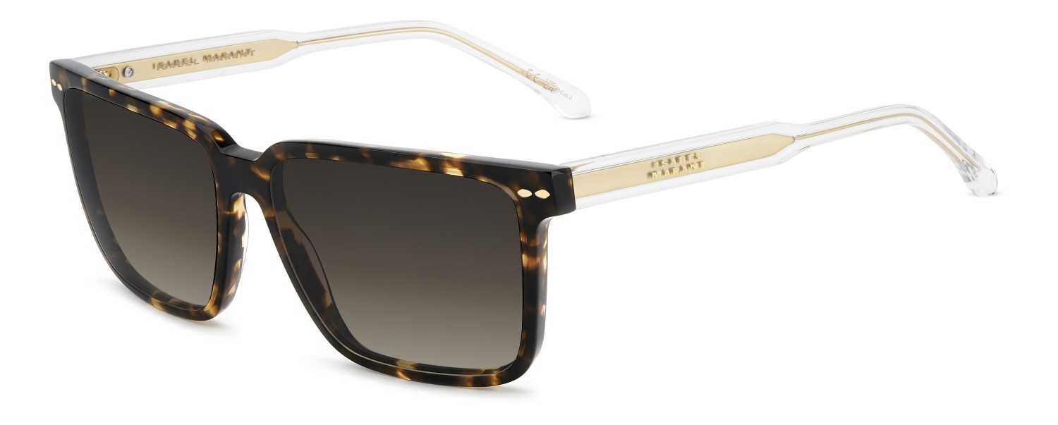 Sunglasses Isabel Marant Im 0231/S 208331 086 HA color havana shape rectangle lenses brown shaded