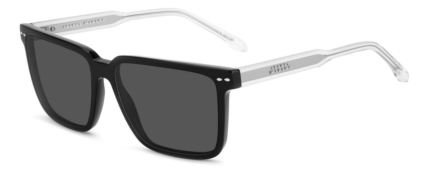 Sunglasses Isabel Marant Im 0231/S 208331 807 IR color black shape rectangle lenses grey