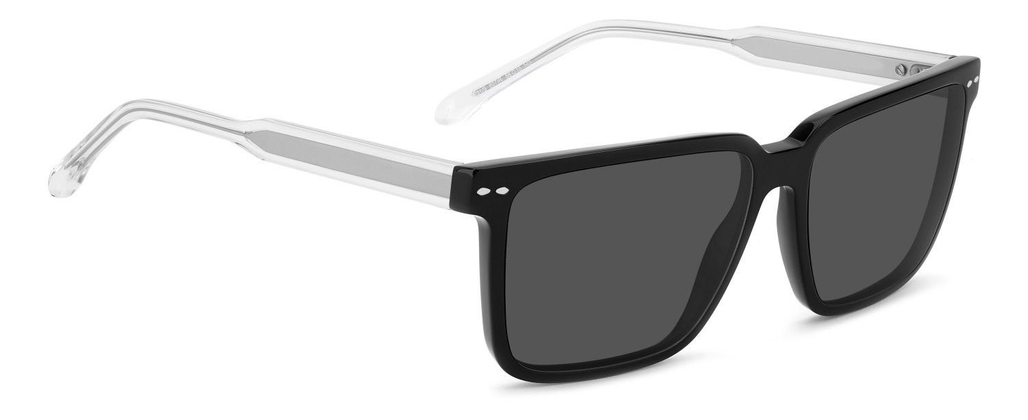 Sunglasses Isabel Marant Im 0231/S 208331 807 IR color black shape rectangle lenses grey