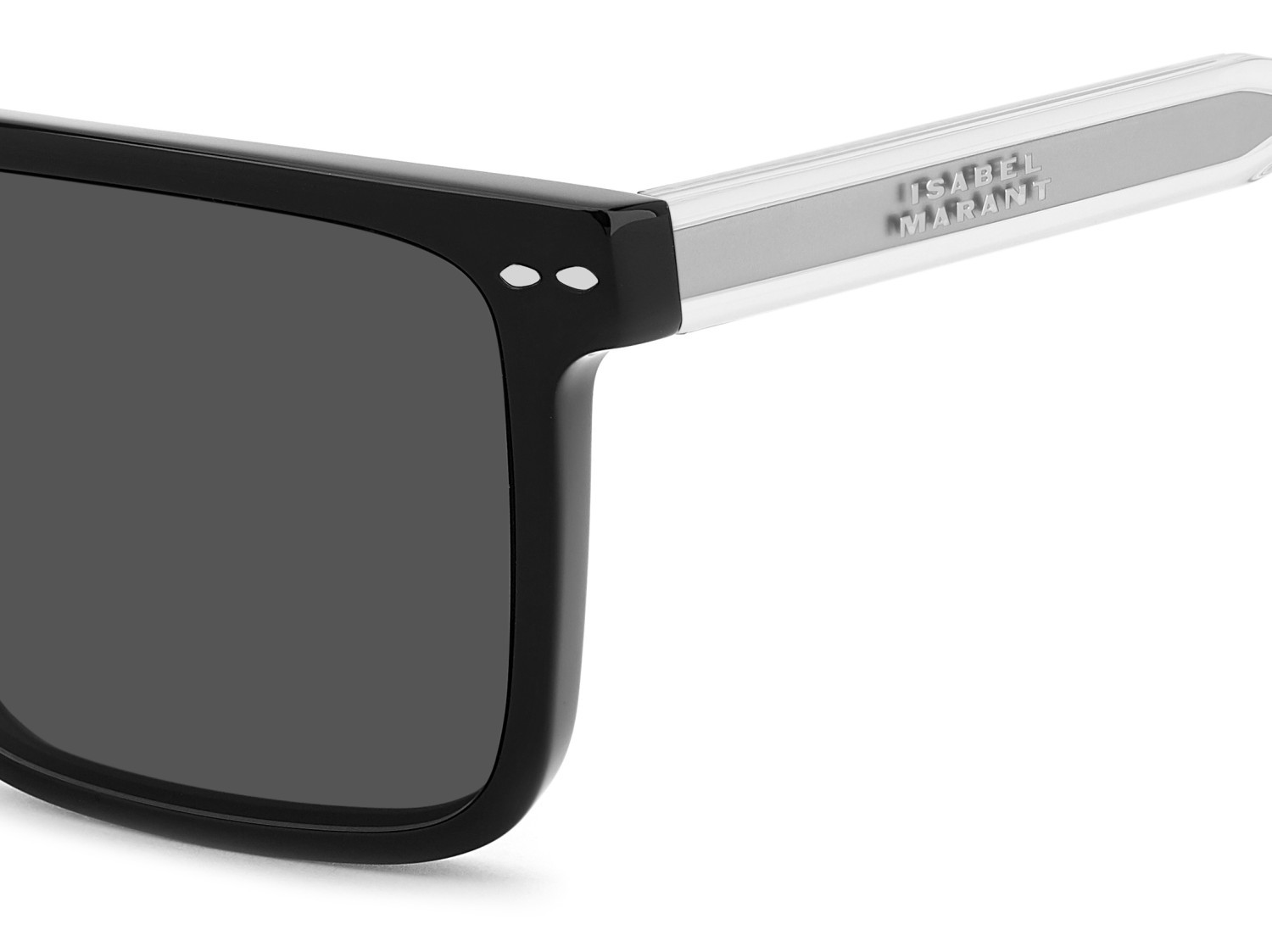 Sunglasses Isabel Marant Im 0231/S 208331 807 IR color black shape rectangle lenses grey