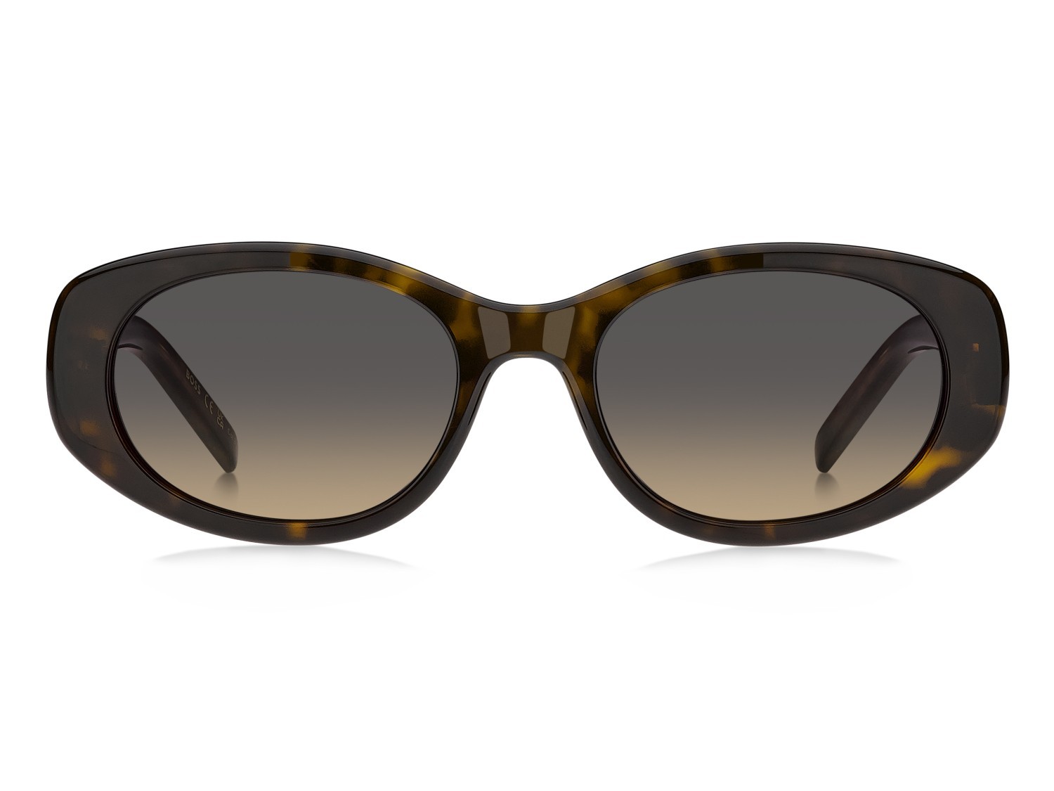 Occhiali da sole Hugo Boss 1859/G 208338 086 PR colore havana forma ovale lenti grey brown doubleshade