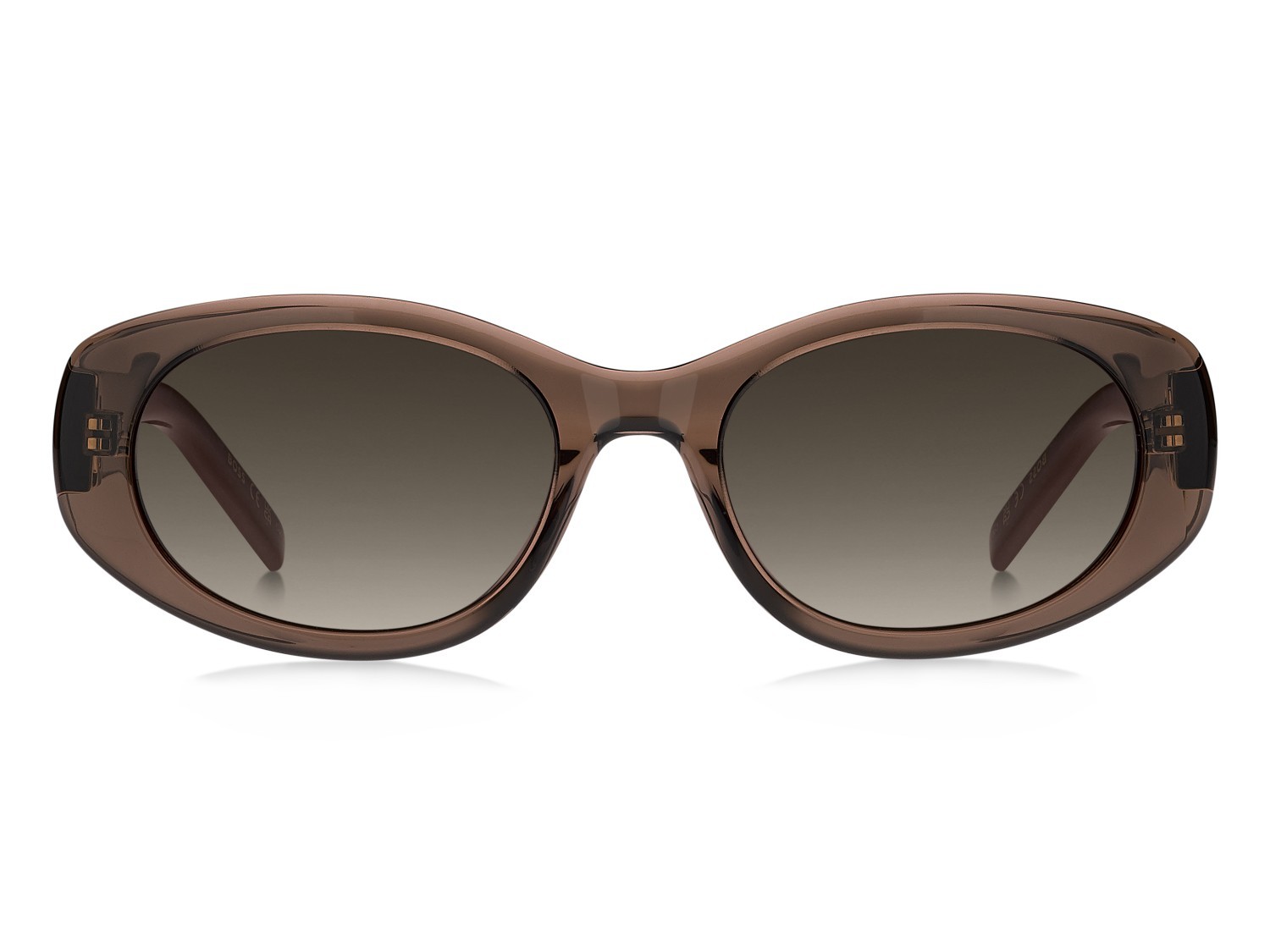 Occhiali da sole Hugo Boss 1859/G 208338 G3I HA colore mauve forma ovale lenti brown shaded