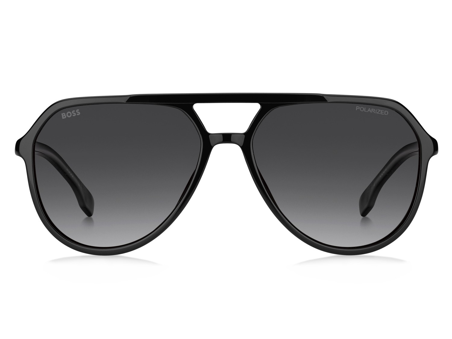 Occhiali da sole Hugo Boss 1831/S 208340 807 WJ colore black forma aviator lenti grey shaded polarized