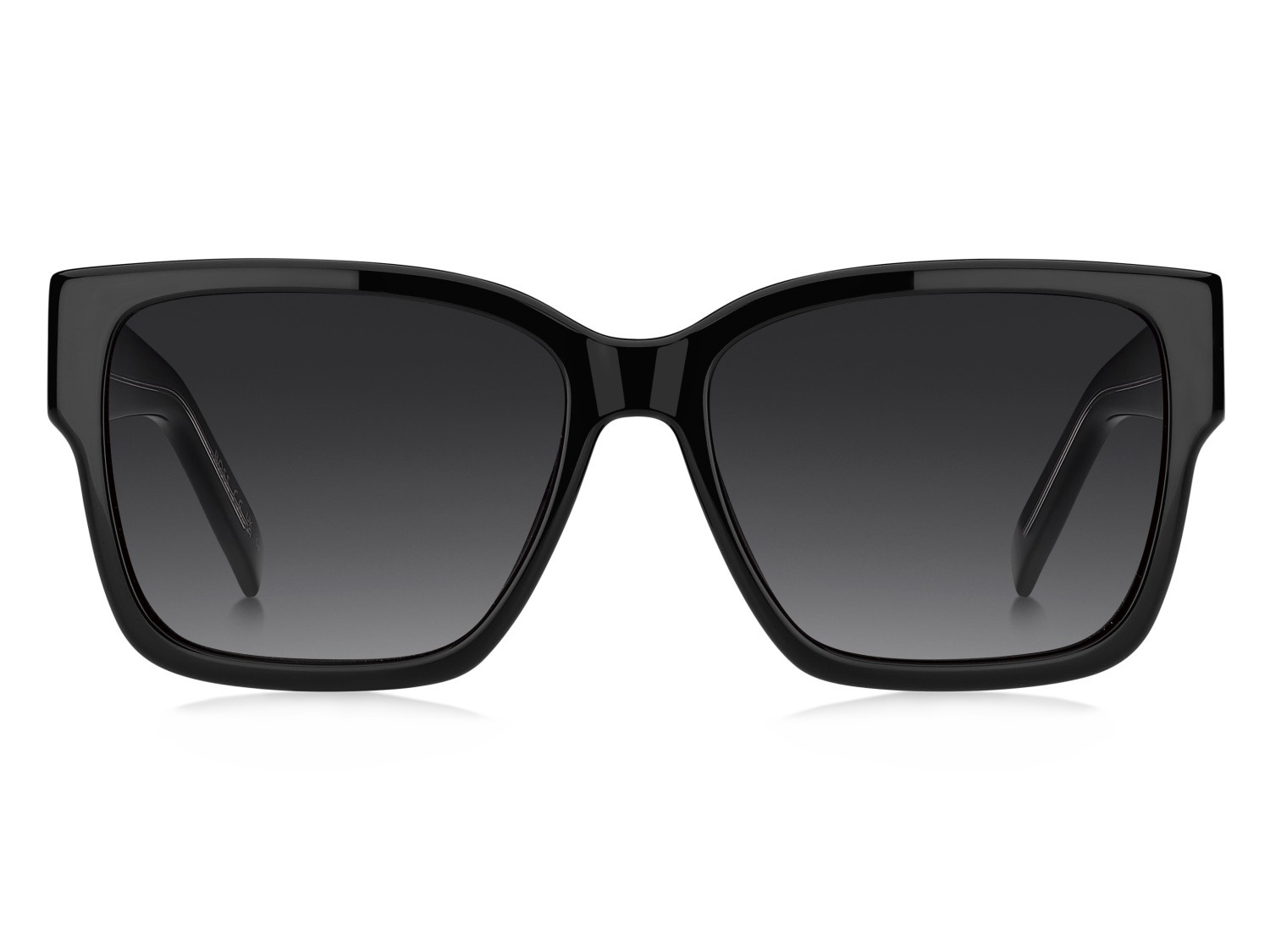 Occhiali da sole Hugo Boss 1860/S 208342 807 9O colore black forma quadrato lenti dark grey shaded