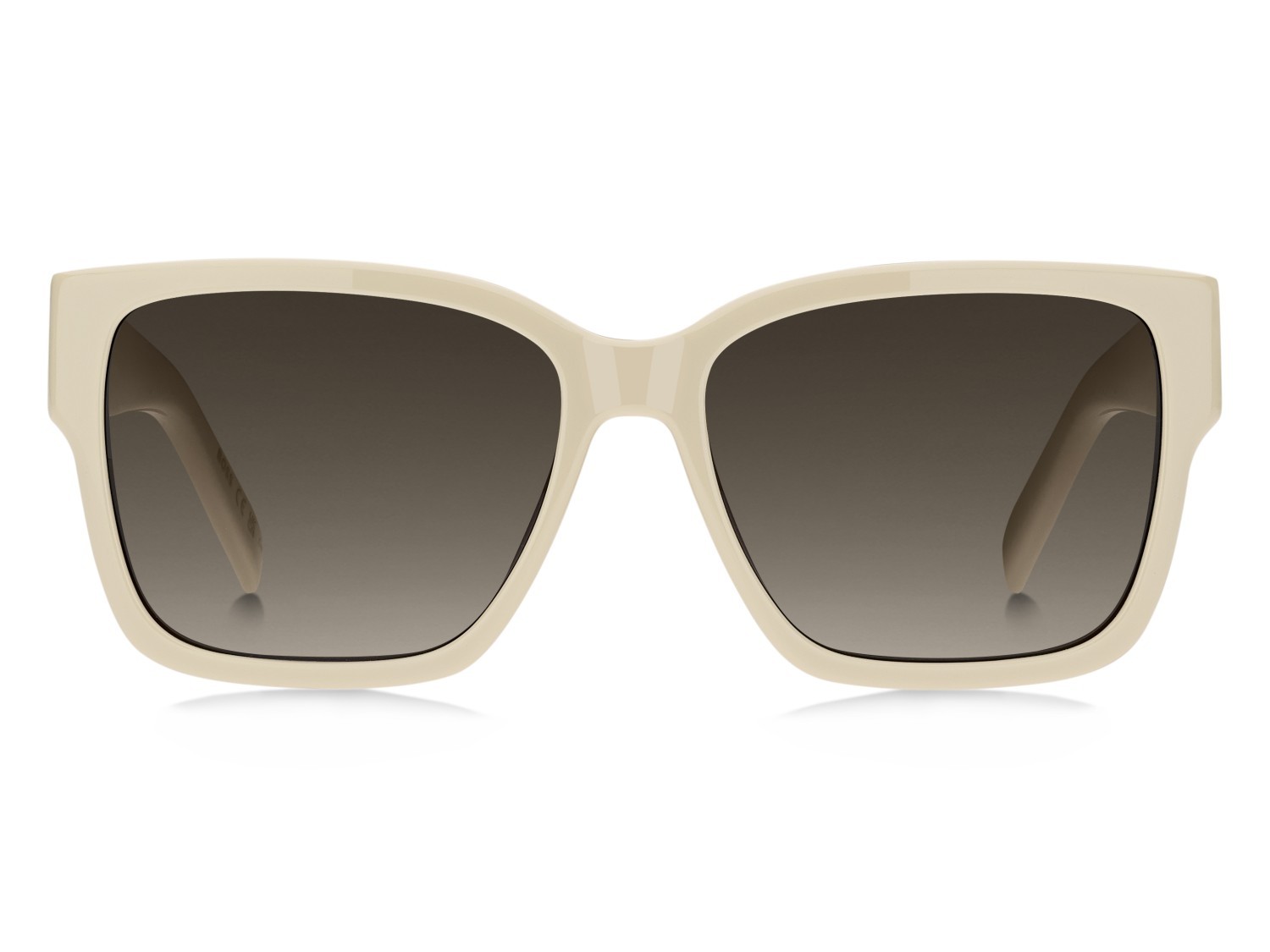 Occhiali da sole Hugo Boss 1860/S 208342 HAM HA colore champagne forma quadrato lenti brown shaded