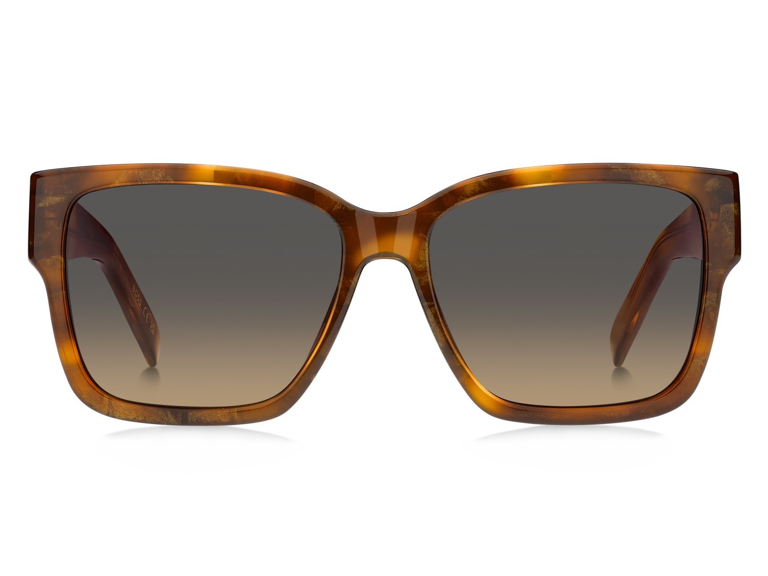 Sunglasses Hugo Boss 1860/S 208342 WR9 PR color brown havana shape square lenses grey brown doubleshade