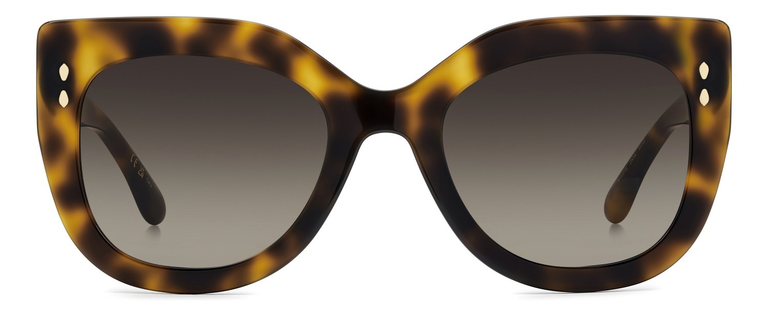 Sunglasses Isabel Marant Im 0227/S 208347 2IK HA color havana gold shape cat eye lenses brown shaded