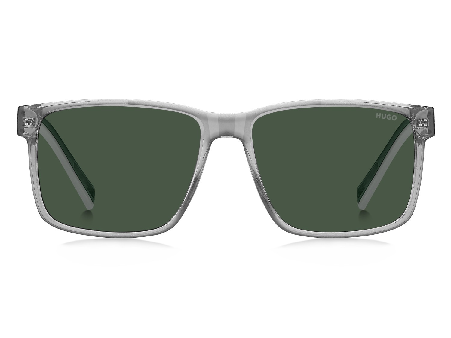 Sunglasses Hugo Hg 1369/S 208350 KB7 QT color grey shape rectangle lenses green