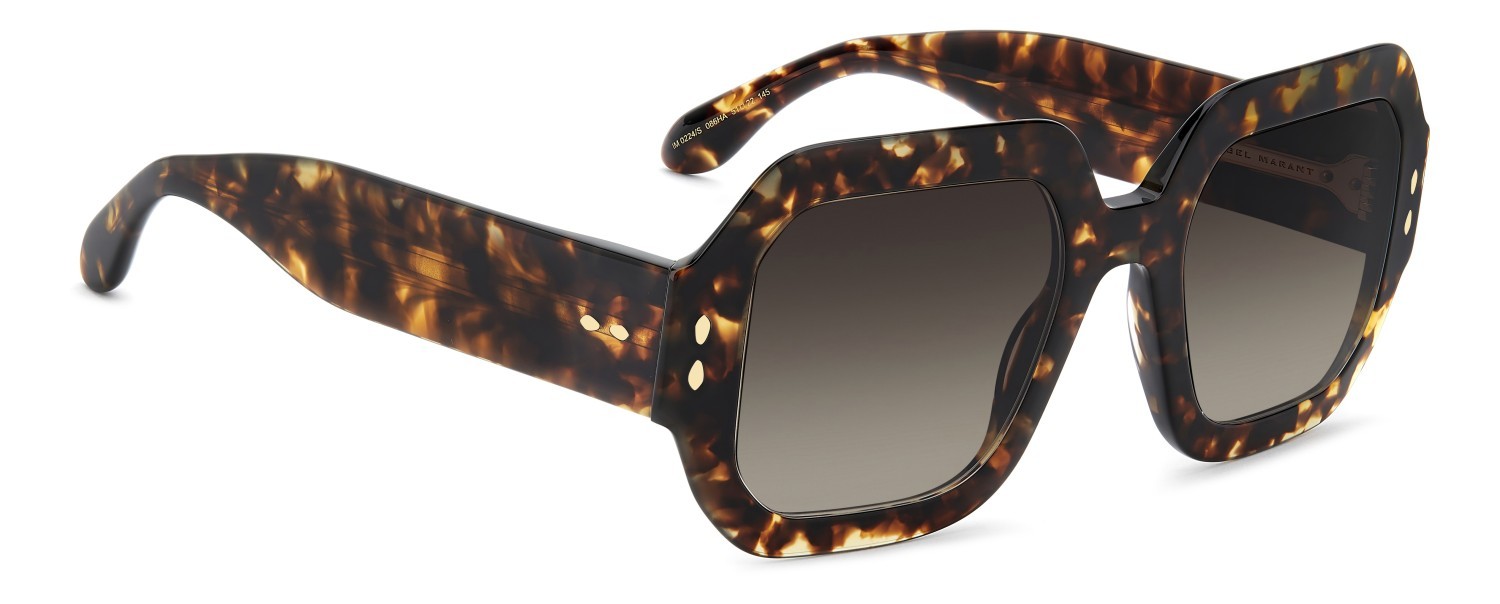 Sunglasses Isabel Marant Im 0224/S 208359 086 HA color havana shape square lenses brown shaded