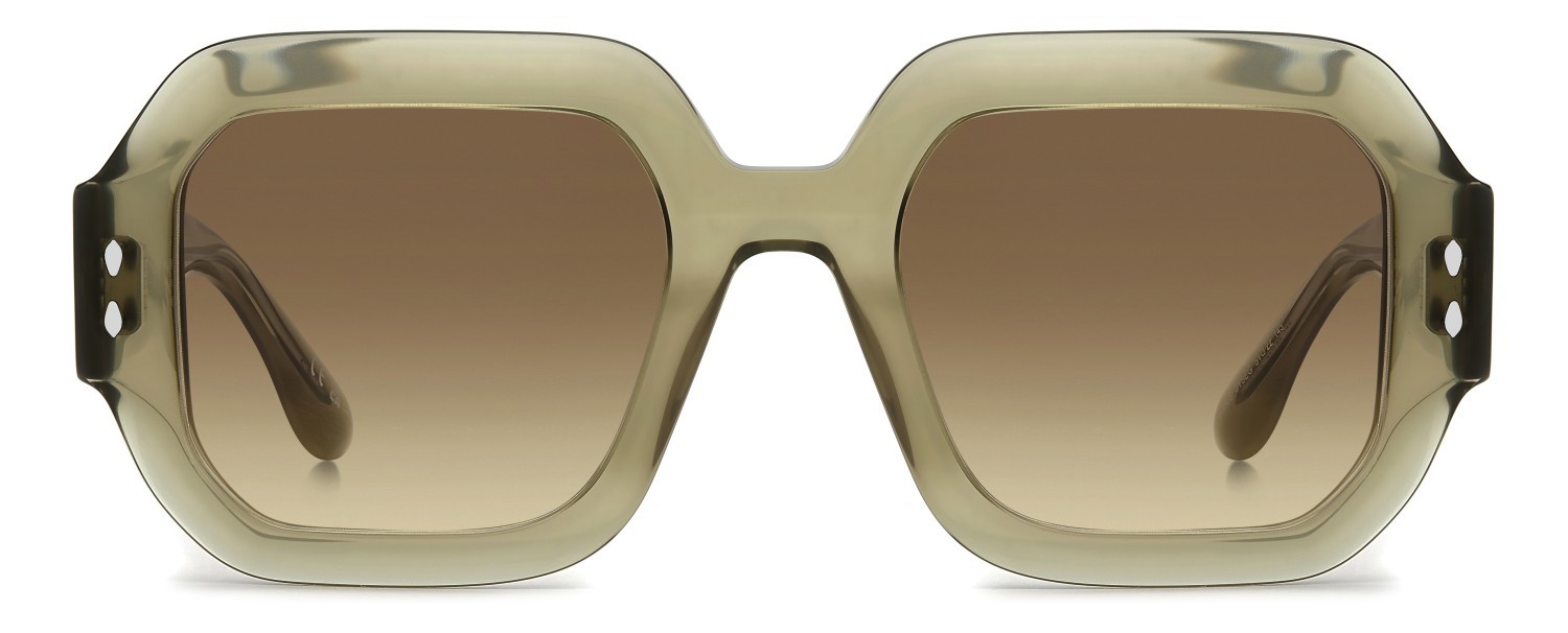Sunglasses Isabel Marant Im 0224/S 208359 3Y5 EG color khaki shape square lenses brown ochra