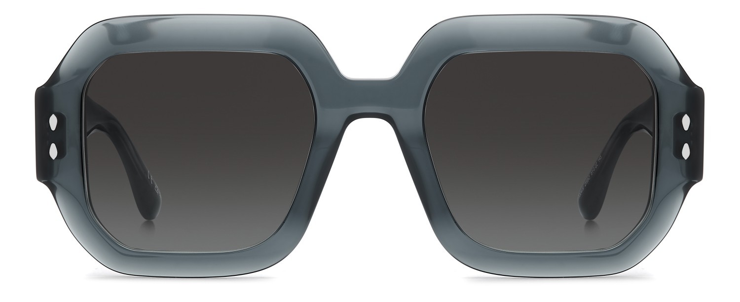 Sunglasses Isabel Marant Im 0224/S 208359 ZI9 9O color teal shape square lenses dark grey shaded