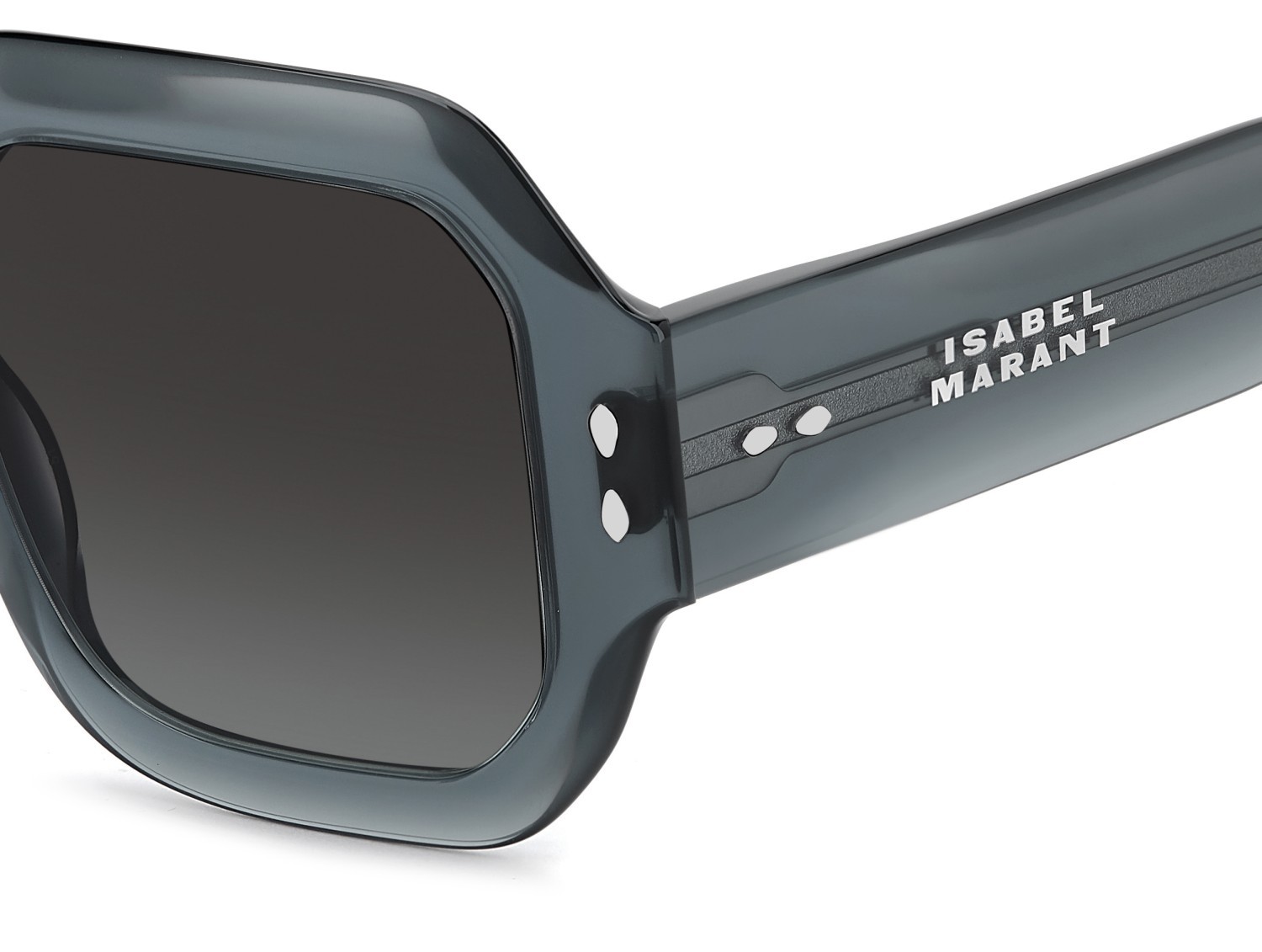 Sunglasses Isabel Marant Im 0224/S 208359 ZI9 9O color teal shape square lenses dark grey shaded