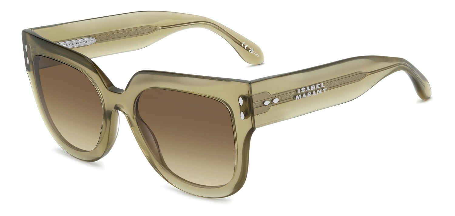 Sunglasses Isabel Marant Im 0225/S 208360 3Y5 EG color khaki shape square lenses brown ochra