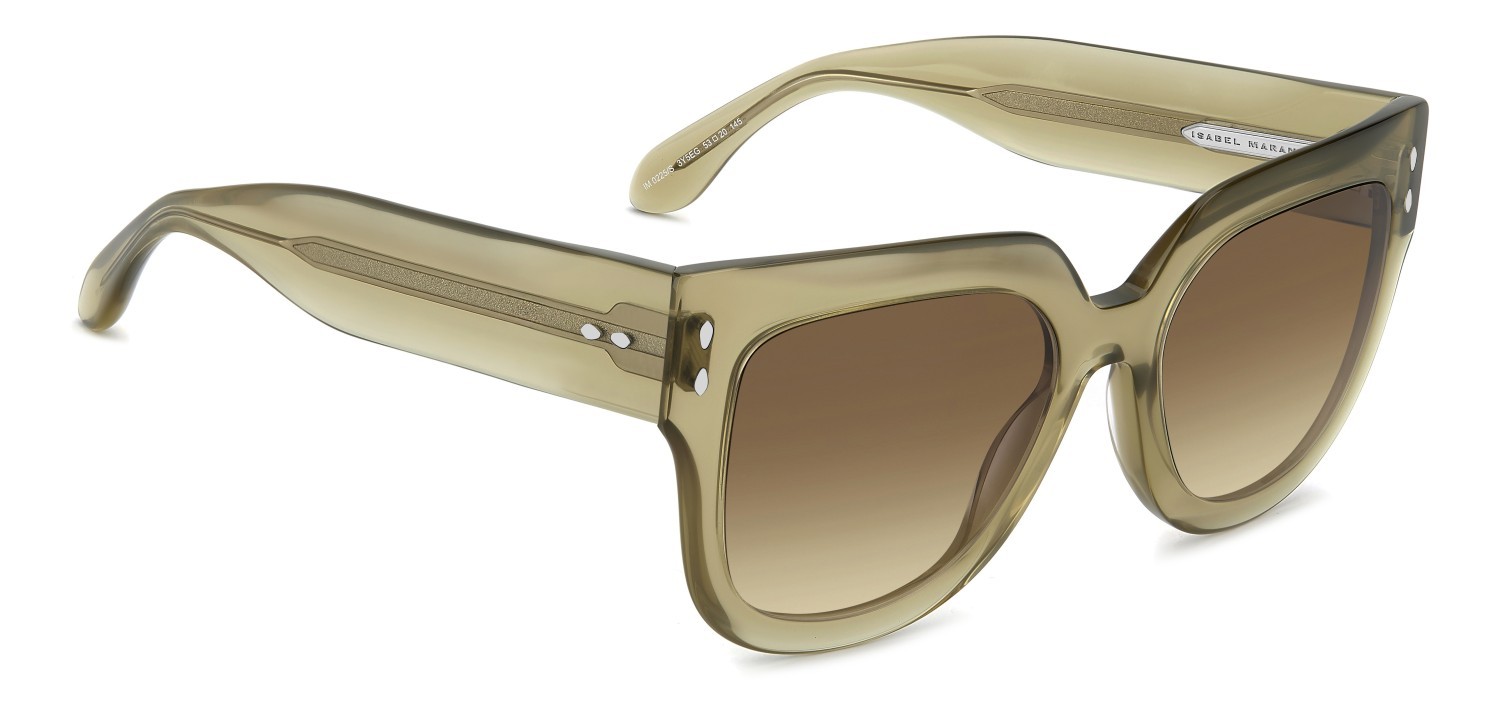 Sunglasses Isabel Marant Im 0225/S 208360 3Y5 EG color khaki shape square lenses brown ochra