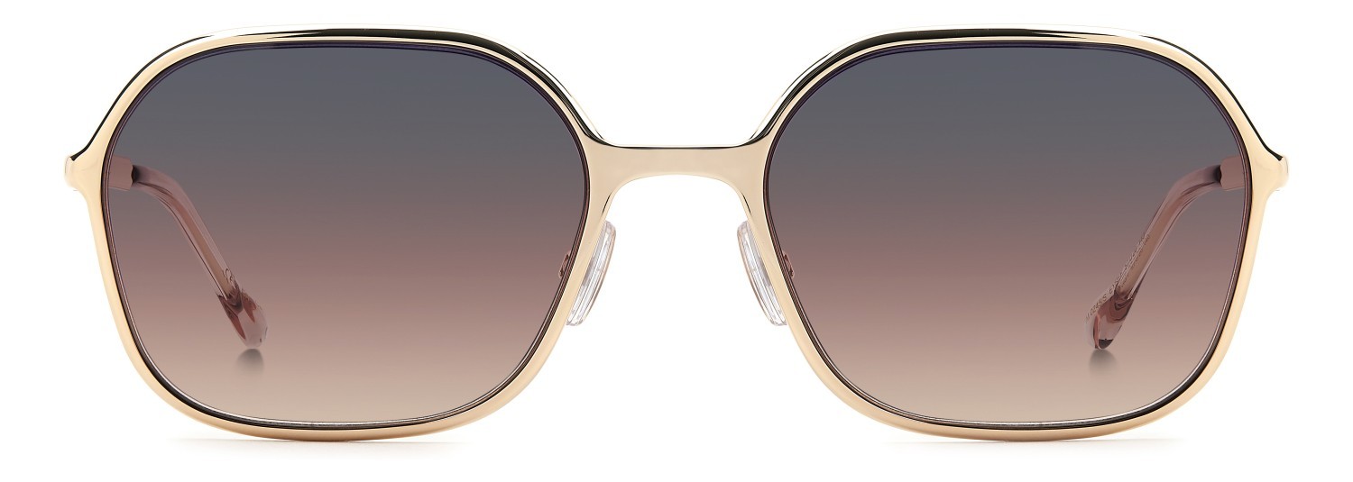 Sunglasses Isabel Marant Im 0245/S 208361 EYR FF color gold pink shape square lenses grey fuchsia