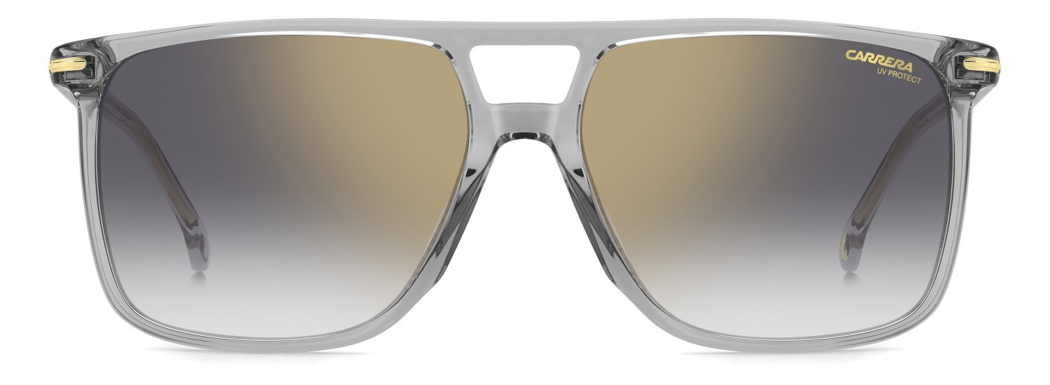 Sonnenbrillen Carrera 366/S 208372 KB7 FQ farbe grey form navigator gläser grey shaded gold mirror