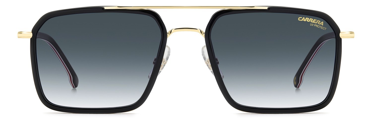 Occhiali da sole Carrera 362/S 208376 OIT 08 colore black red forma navigator lenti dk blue shaded
