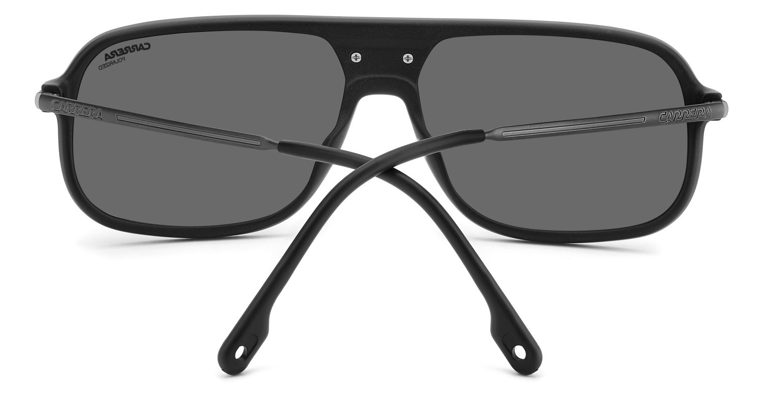 Occhiali da sole Carrera C Sport 10/S 208377 RZZ M9 colore matte black dark ruthenium forma rettangolare lenti grey polarized